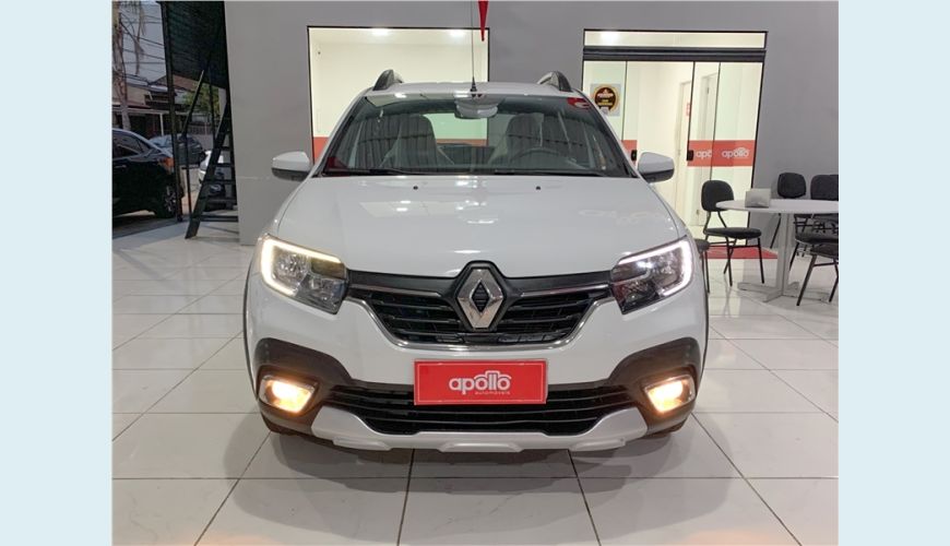 RENAULT SANDERO STEPWAY 1.6 16V SCE FLEX ZEN MANUAL - BRANCO - 2020 Foto 2 (Grande)