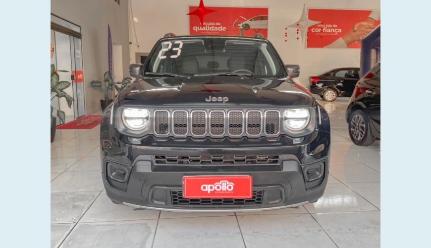 JEEP RENEGADE 1.3 T270 TURBO FLEX LONGITUDE AT6 - PRETO - 2023 Foto 2 (Grande)