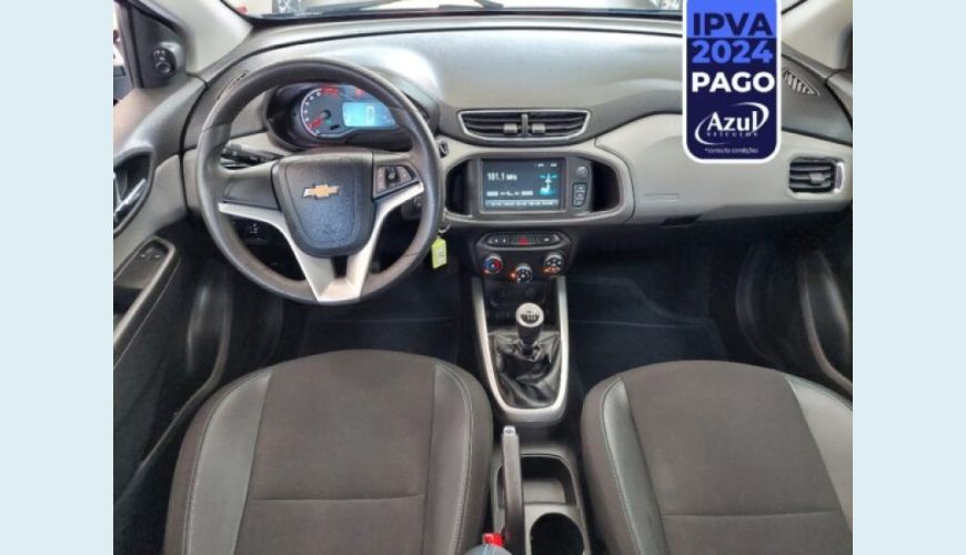 CHEVROLET ONIX 1.0 MPFI LT 8V FLEX 4P MANUAL - PRETO - 2019 Foto 2 (Grande)
