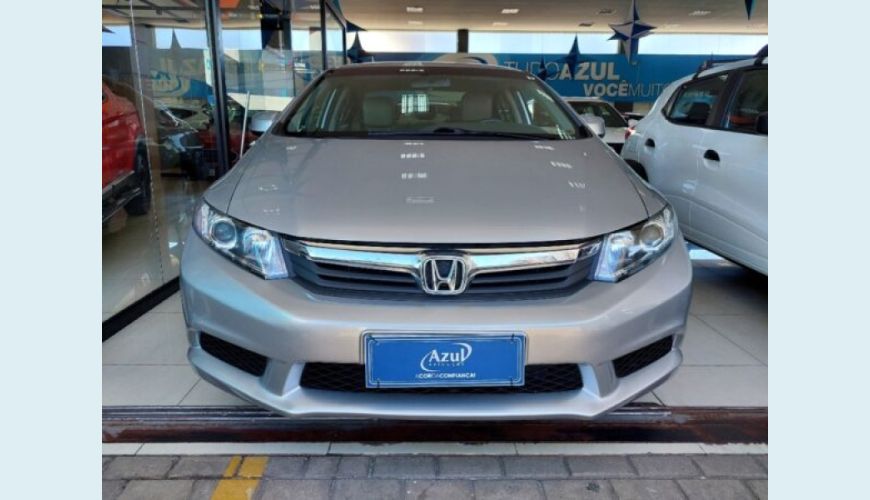 HONDA CIVIC 1.8 LXS 16V FLEX 4P AUT. - PRATA - 2013 Foto 2 (Grande)