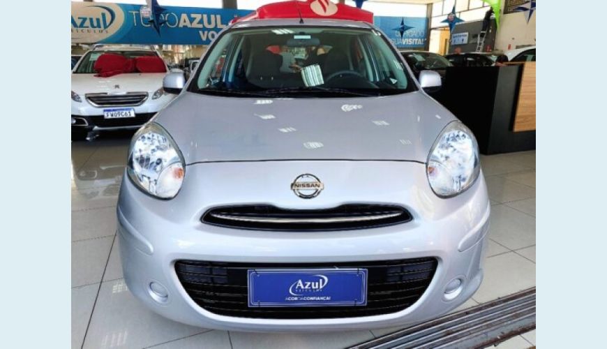 NISSAN MARCH 1.0 S 16V FLEX 4P MANUAL - PRATA - 2013 Foto 2 (Grande)