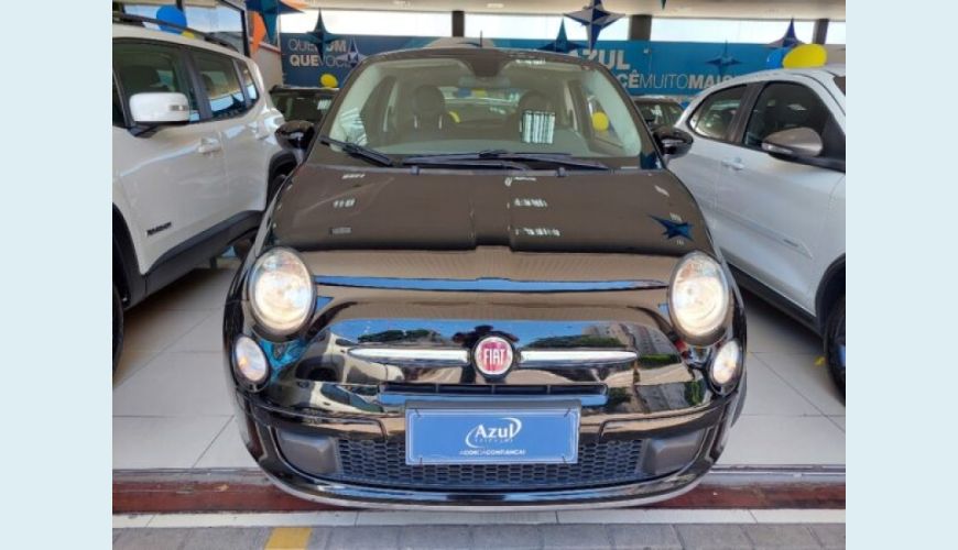 FIAT 500 1.4 CULT 8V FLEX 2P AUT. - PRETO - 2015 Foto 2 (Grande)