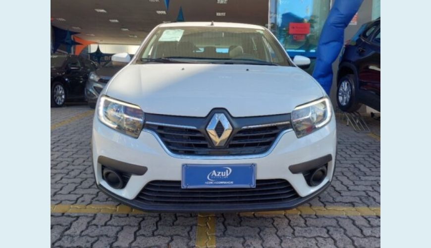RENAULT LOGAN 1.6 16V SCE FLEX ZEN X-TRONIC - BRANCO - 2020 Foto 2 (Grande)