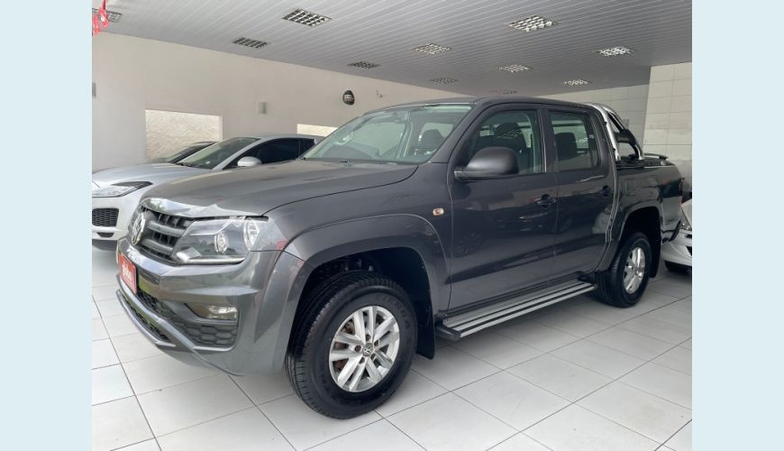 VOLKSWAGEN AMAROK 2.0 4X4 CD 16V TURBO INTERCOOLER DIESEL 4P MANUAL - CINZA - 2017 Foto 2 (Grande)