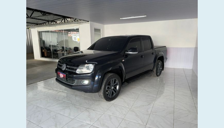 VOLKSWAGEN AMAROK 2.0 HIGHLINE 4X4 CD 16V TURBO INTERCOOLER DIESEL 4P AUT. - PRETO - 2015 Foto 2 (Grande)
