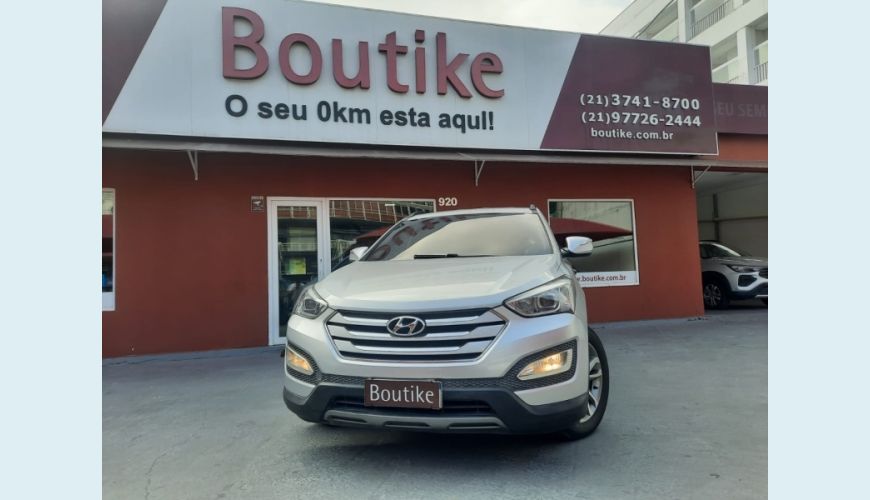 HYUNDAI SANTA FE 3.3 MPFI 4X4 V6 270CV 4P AUT. - PRATA - 2014 Foto 2 (Grande)