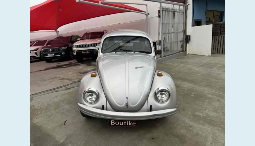 VOLKSWAGEN FUSCA 1.6 8V 2P MANUAL - PRATA - 1996 Foto 2 (Grande)
