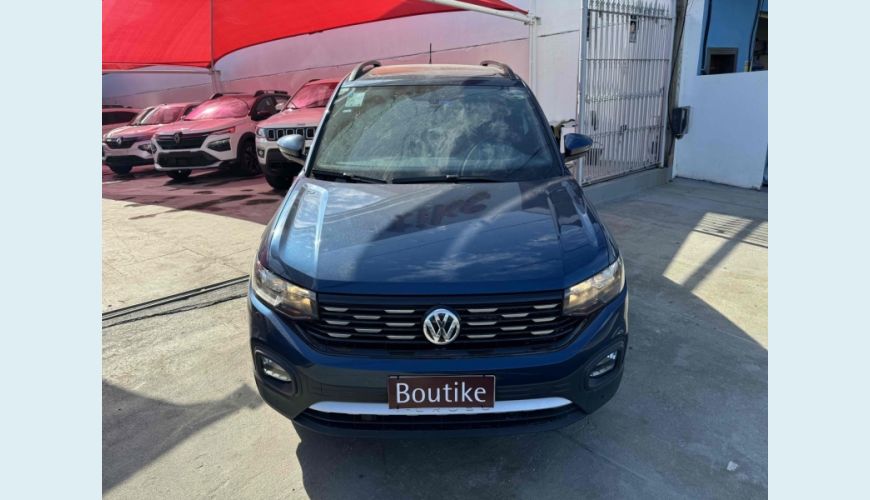 VOLKSWAGEN T-CROSS 1.0 200 TSI TOTAL FLEX COMFORTLINE AUT. - AZUL - 2020 Foto 2 (Grande)