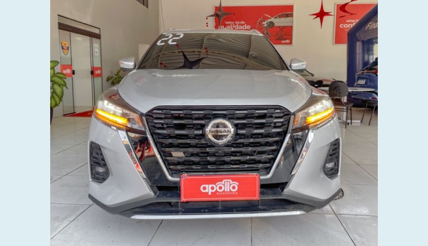 NISSAN KICKS 1.6 16V FLEXSTART EXCLUSIVE XTRONIC - PRATA - 2022 Foto 2 (Grande)