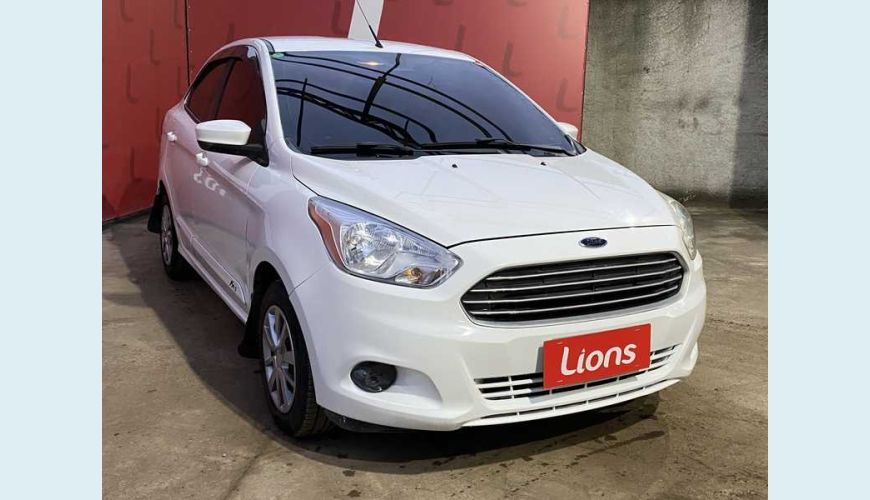 FORD KA SEDAN SE PLUS 1.0 FLEX - BRANCO - 2015 Foto 2 (Grande)