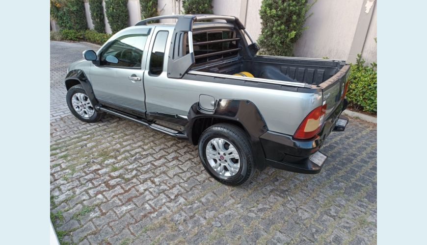 FIAT STRADA ADVENTURE 1.8 MPI 8V CE - CINZA - 2009 Foto 2 (Grande)