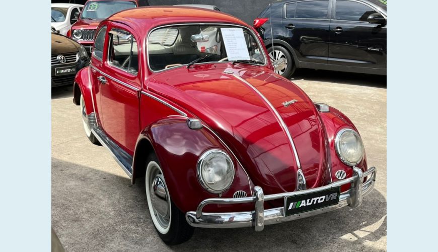 VOLKSWAGEN FUSCA - VERMELHO - 1969 Foto 2 (Grande)