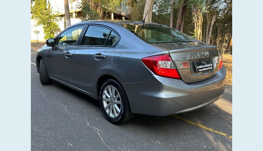 HONDA CIVIC SED. LXL/ LXL SE 1.8 FLEX 16V AUT. - PRATA - 2013 Foto 2 (Grande)