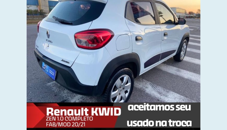 RENAULT KWID ZEN 1.0 FLEX 12V 5P MEC. - BRANCO - 2021 Foto 2 (Grande)