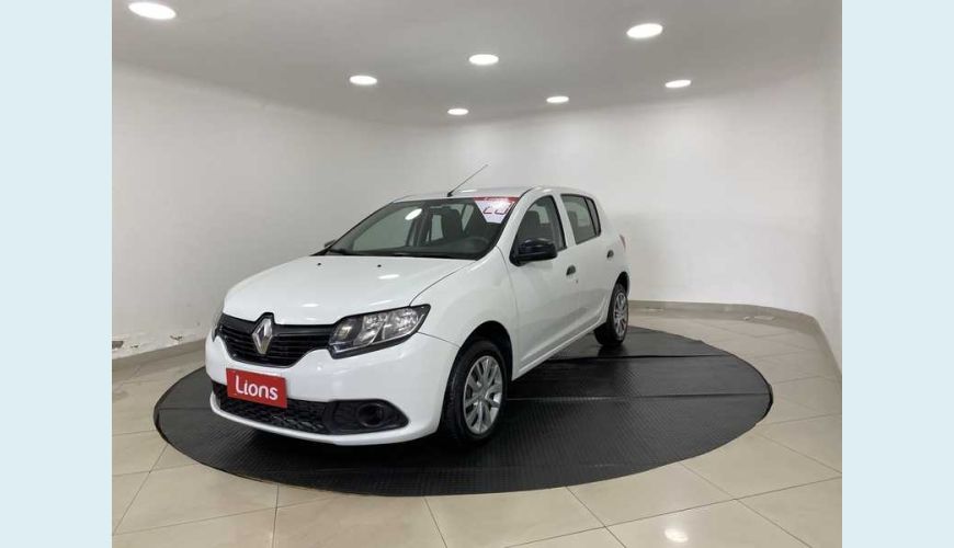 RENAULT SANDERO EXPRESSION 1.0 12V SCE FLEX - BRANCO - 2020 Foto 2 (Grande)