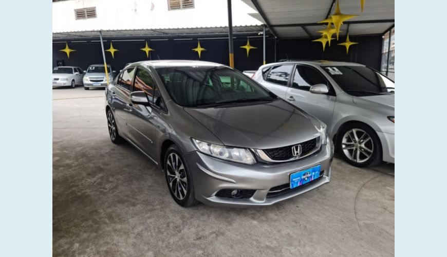 HONDA CIVIC - CINZA - 2015 Foto 2 (Grande)