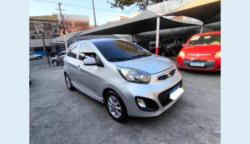 KIA PICANTO EX 1.1/1.0/ 1.0 FLEX MEC. - PRATA - 2012 Foto 2 (Grande)