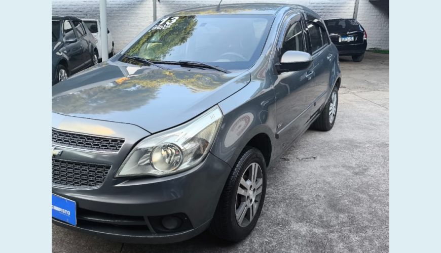 CHEVROLET AGILE LTZ 1.4 MPFI 8V FLEXPOWER 5P - CINZA - 2013 Foto 2 (Grande)