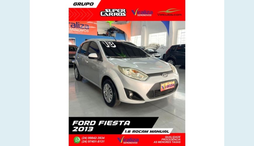FORD FIESTA - PRATA - 2013 Foto 2 (Grande)