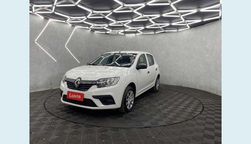 RENAULT SANDERO LIFE 1.0 12V SCE FLEX - BRANCO - 2021 Foto 2 (Grande)
