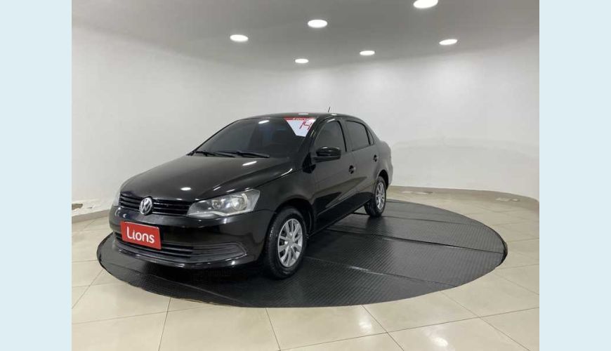 VOLKSWAGEN VOYAGE (G6) 1.0 TEC TOTAL FLEX - PRETO - 2013 Foto 2 (Grande)