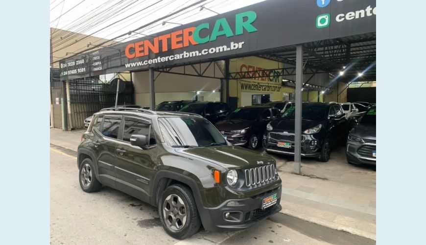 JEEP RENEGADE 1.8 16V FLEX SPORT 4P MANUAL - VERDE - 2017 Foto 2 (Grande)