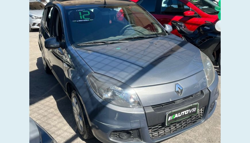 RENAULT SANDERO EXPRESSION HI-FLEX 1.6 8V 5P - CINZA - 2012 Foto 2 (Grande)