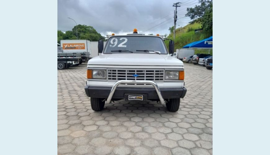 CHEVROLET D-40 CARROCERIA + ASSA DELTA REBOQUE - BRANCO - 1992 Foto 2 (Grande)