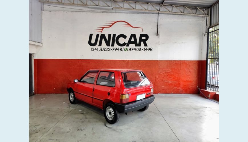 FIAT UNO - VERMELHO - 1991 Foto 2 (Grande)
