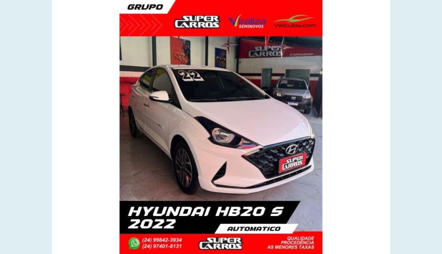 HYUNDAI HB 20S - BRANCO - 2022 Foto 2 (Grande)