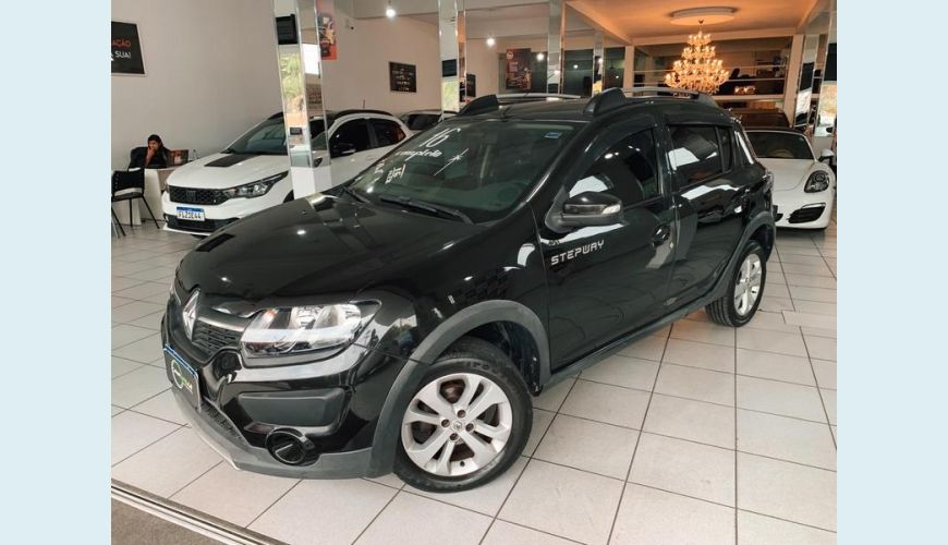 RENAULT SANDERO STEP 16R - PRETO - 2016 Foto 2 (Grande)
