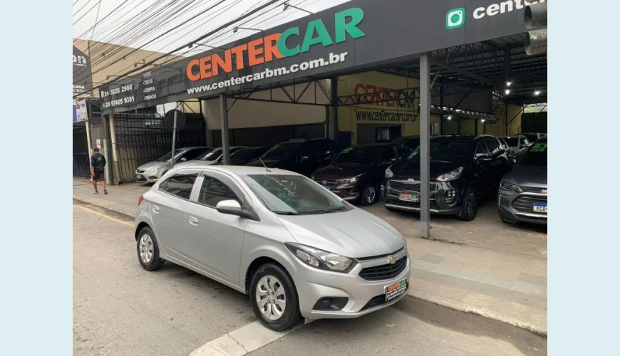 CHEVROLET ONIX 1.0 MPFI LT 8V FLEX 4P MANUAL - PRATA - 2019 Foto 2 (Grande)