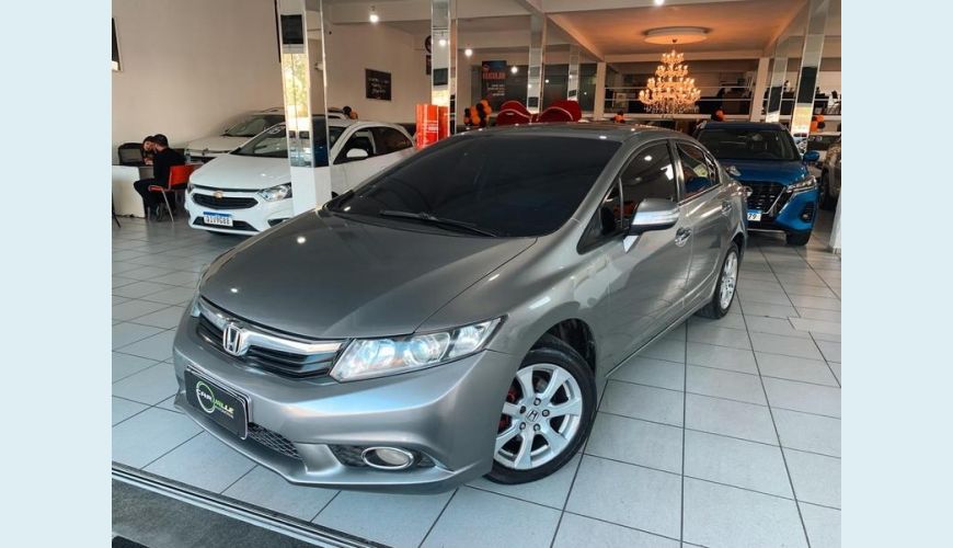 HONDA CIVIC EXS - CINZA - 2013 Foto 2 (Grande)