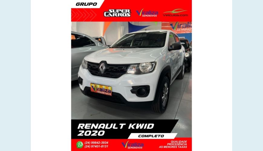 RENAULT KWID - BRANCO - 2020 Foto 2 (Grande)