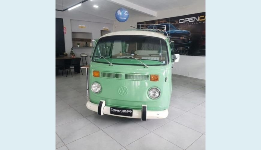 VOLKSWAGEN KOMBI 1.4 KOMBI CAMPER MOTORHOME - VERDE - 1996 Foto 2 (Grande)