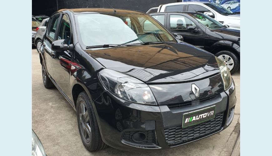 RENAULT SANDERO TECHRUN HI-FLEX 1.0 16V 5P - PRETO - 2014 Foto 2 (Grande)