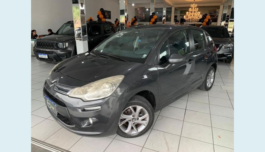 CITROËN C3 1.5 TENDANCE 8V FLEX 4P MANUAL - CINZA - 2015 Foto 2 (Grande)
