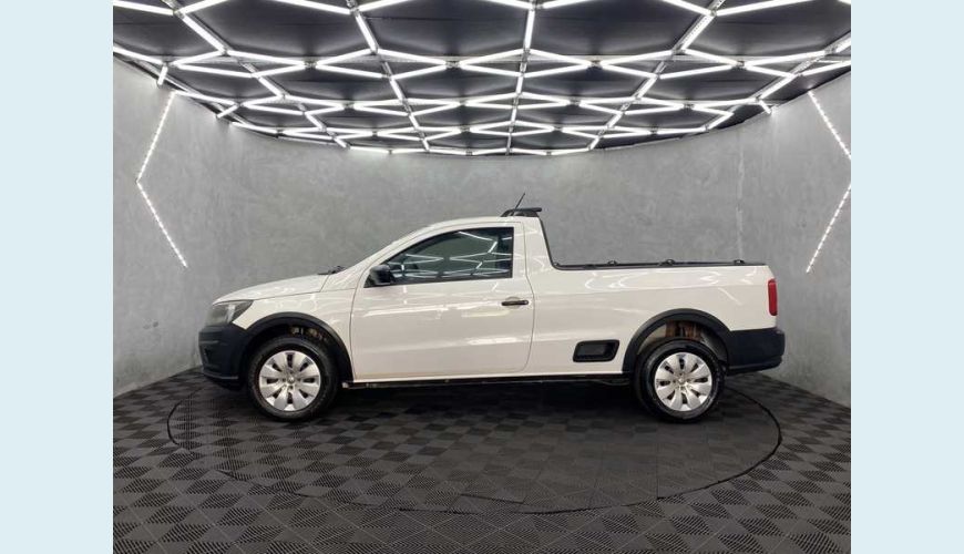 VOLKSWAGEN SAVEIRO ROBUST 1.6 MSI CS FLEX - BRANCO - 2018 Foto 2 (Grande)