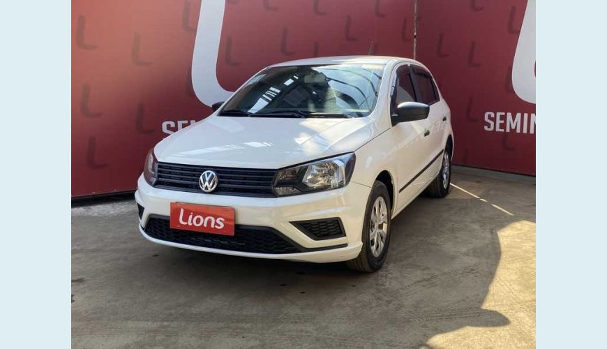 VOLKSWAGEN GOL 1.0 12V FLEX - BRANCO - 2019 Foto 2 (Grande)