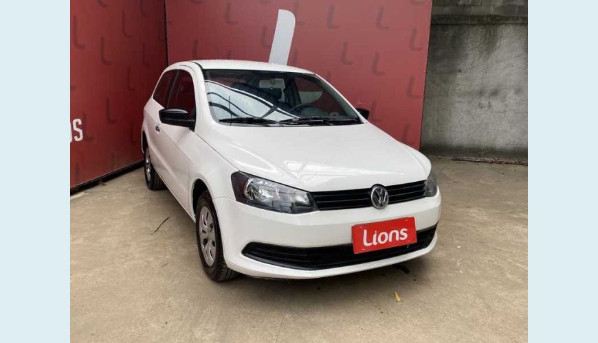 VOLKSWAGEN GOL 1.0 ECOMOTION(G4) FLEX 2P - BRANCO - 2013 Foto 2 (Grande)