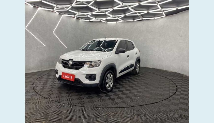 RENAULT KWID ZEN 1.0 12V SCE FLEX - BRANCO - 2019 Foto 2 (Grande)