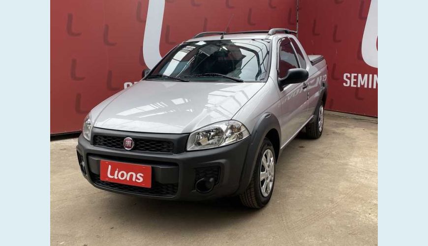 FIAT STRADA HARD WORKING 1.4 FLEX (CABINE ESTENDIDA) - PRATA - 2018 Foto 2 (Grande)