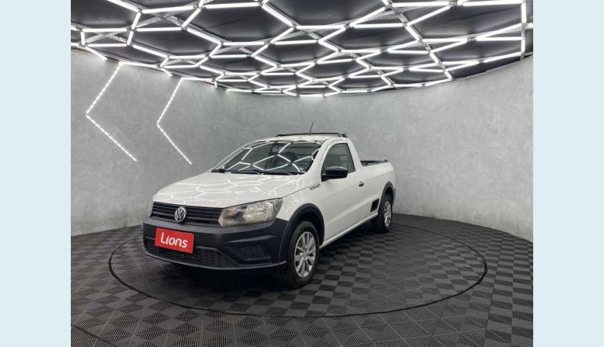 VOLKSWAGEN SAVEIRO ROBUST 1.6 MSI CS FLEX - BRANCO - 2018 Foto 2 (Grande)