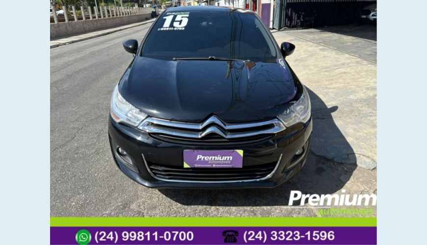 CITROËN C4 LOUNGE - PRETO - 2015 Foto 2 (Grande)