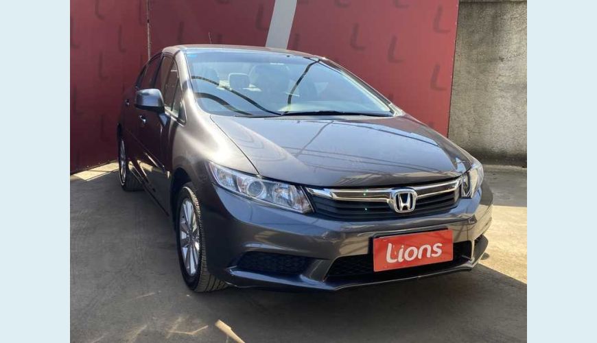 HONDA CIVIC LXS 1.8 I-VTEC AUT. FLEX - CINZA - 2016 Foto 2 (Grande)