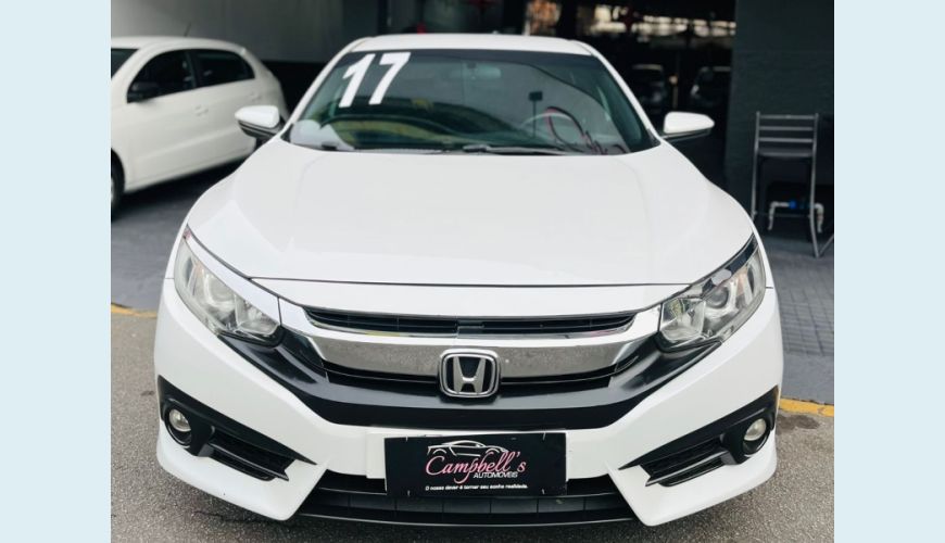 HONDA CIVIC SEDAN EX 2.0 FLEX 16V AUT.4P - BRANCO - 2017 Foto 2 (Grande)