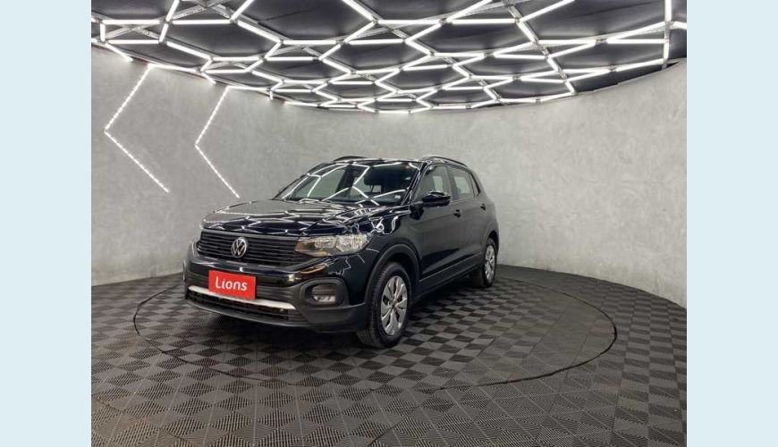 VOLKSWAGEN T-CROSS 1.0 200 TSI SENSE AUT. FLEX - PRETO - 2022 Foto 2 (Grande)