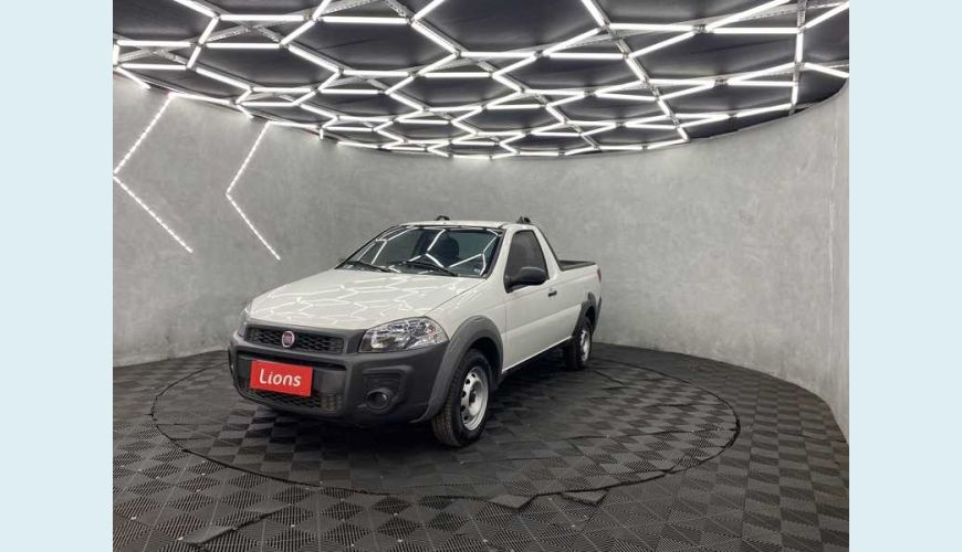 FIAT STRADA HARD WORKING 1.4 FLEX (CABINE ESTENDIDA) - BRANCO - 2018 Foto 2 (Grande)