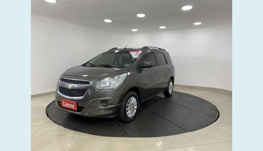 CHEVROLET SPIN LT 5S 1.8 AUT. FLEX - CINZA - 2015 Foto 2 (Grande)