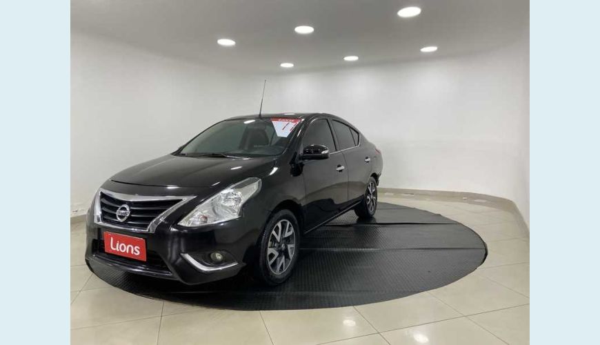 NISSAN VERSA 1.6 16V SV FLEXSTART CVT FLEX - PRETO - 2017 Foto 2 (Grande)